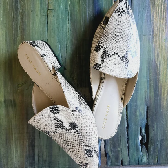 Cole Haan Snakeskin Loafers - Picture 2 of 7